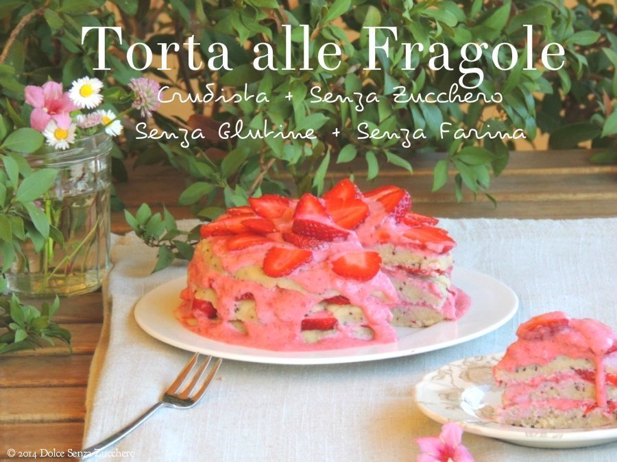 Torta alle Fragole Crudista (12)