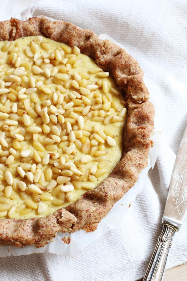 Torta della Nonna Senza Farina e Senza Zucchero Torta della Nonna Senza Farina e Senza Zucchero