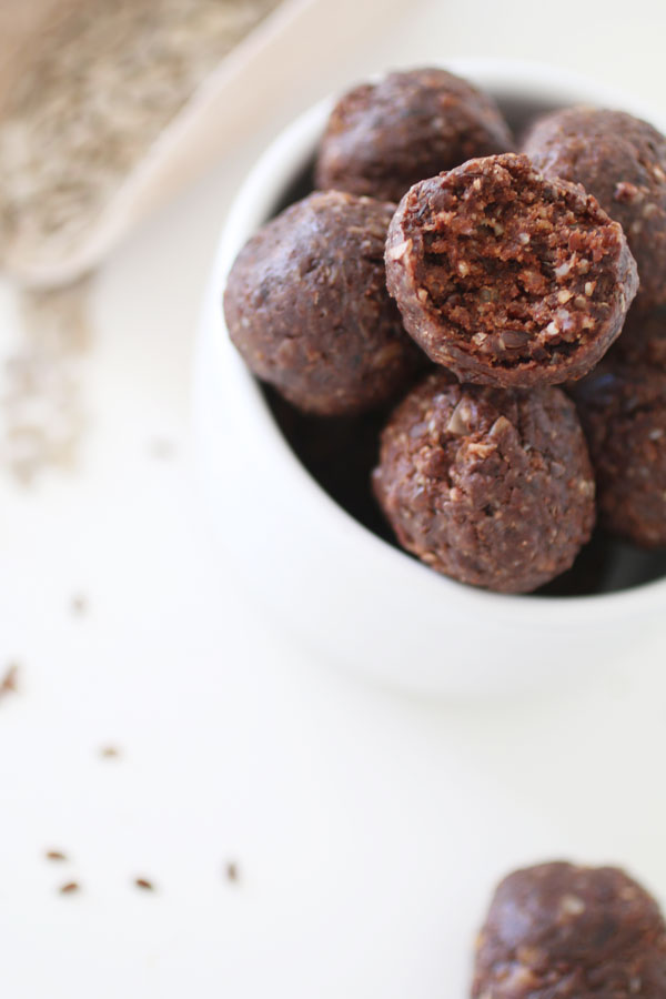 Palline Energetiche Ai Semi di Lino - ottimi per l'Intestino!