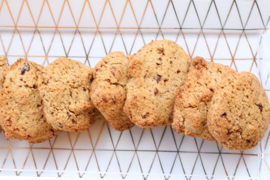 Biscotti con Farina di Chufa e Nocciole e Gocce di Cioccolato favolosi