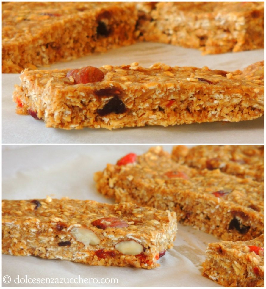 Barrette Raw e  Senza Zucchero