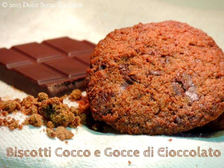 Biscotti Cocco e Gocce di Cioccolato