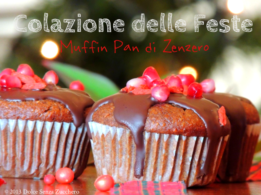 Muffin Natalizi “Pan di Zenzero” Vegan
