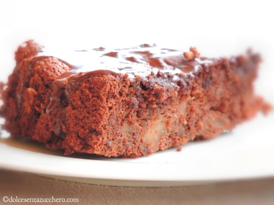 Torta Cioccolato mandorle e Pere (6)